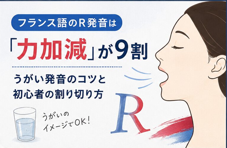 フランス語のRの発音は「力加減」が9割